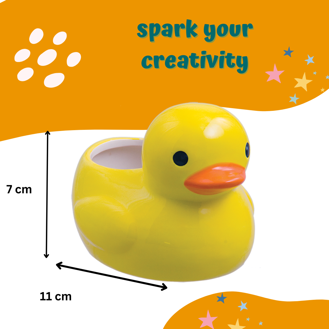 Paint Your Own Planter - Duck