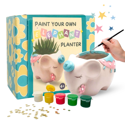 Paint Your Own Planter - Elephant