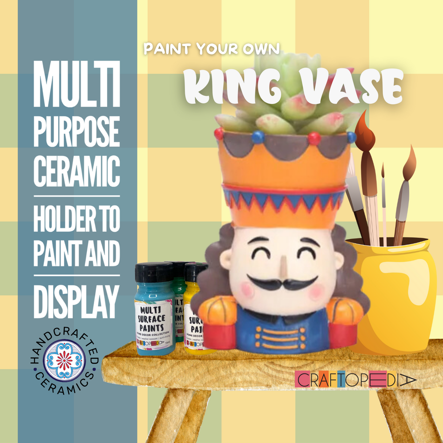 Ceramic King Shaped Holder