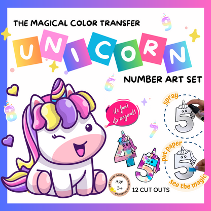 The Magical Color Transfer Paper Art - Numbers