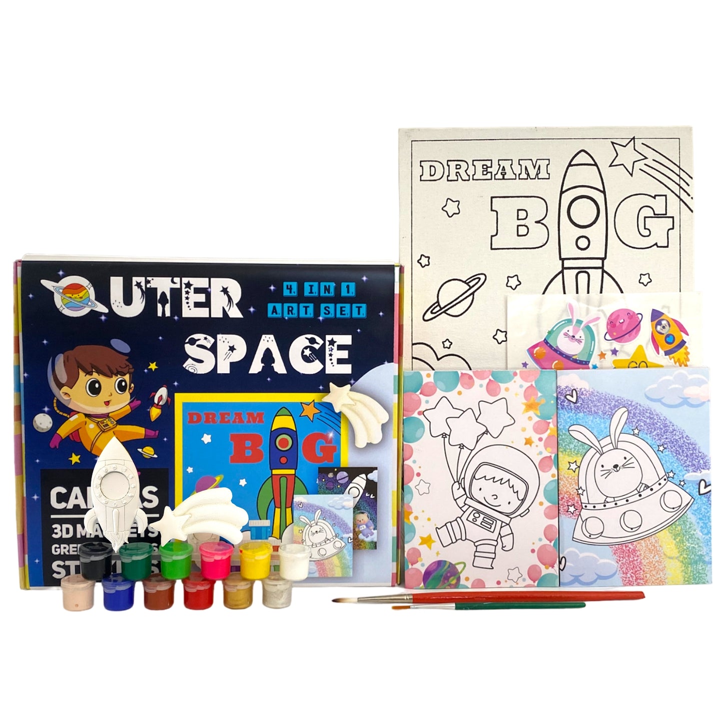 4 In 1 Canvas Set - Outer Space