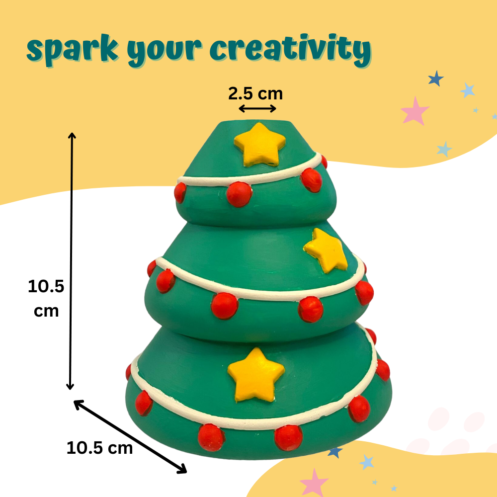 Paint Your Own Christmas Tree Candle Holder