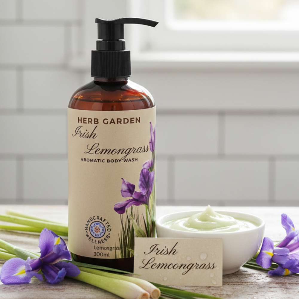 Herb Garden Irish Lemongrass Aromatic Body Wash - 300 Ml