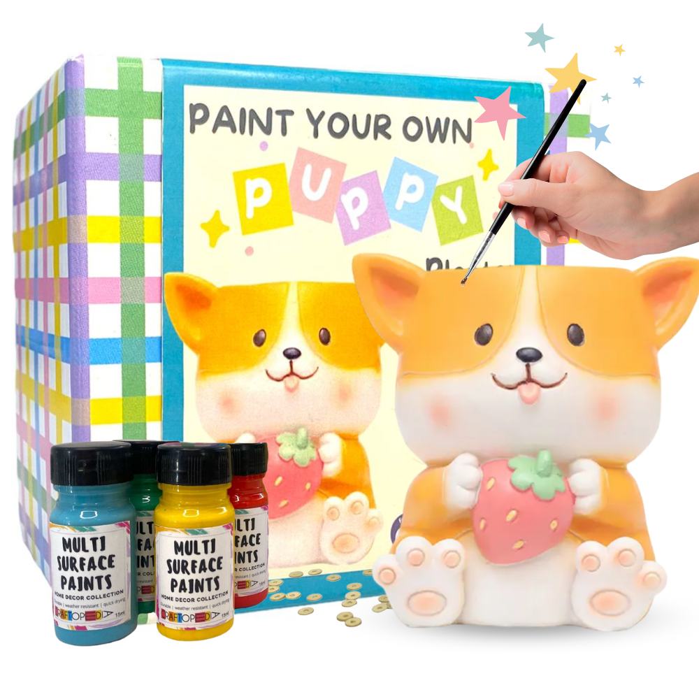 Paint Your Own Pen Stand - Puppy