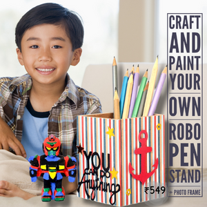 Paint Your Own Robot Pen Stand