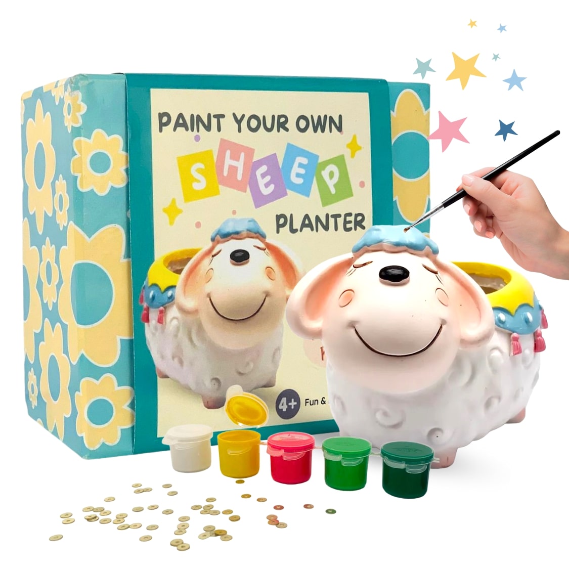 Sheep Planter painting kit