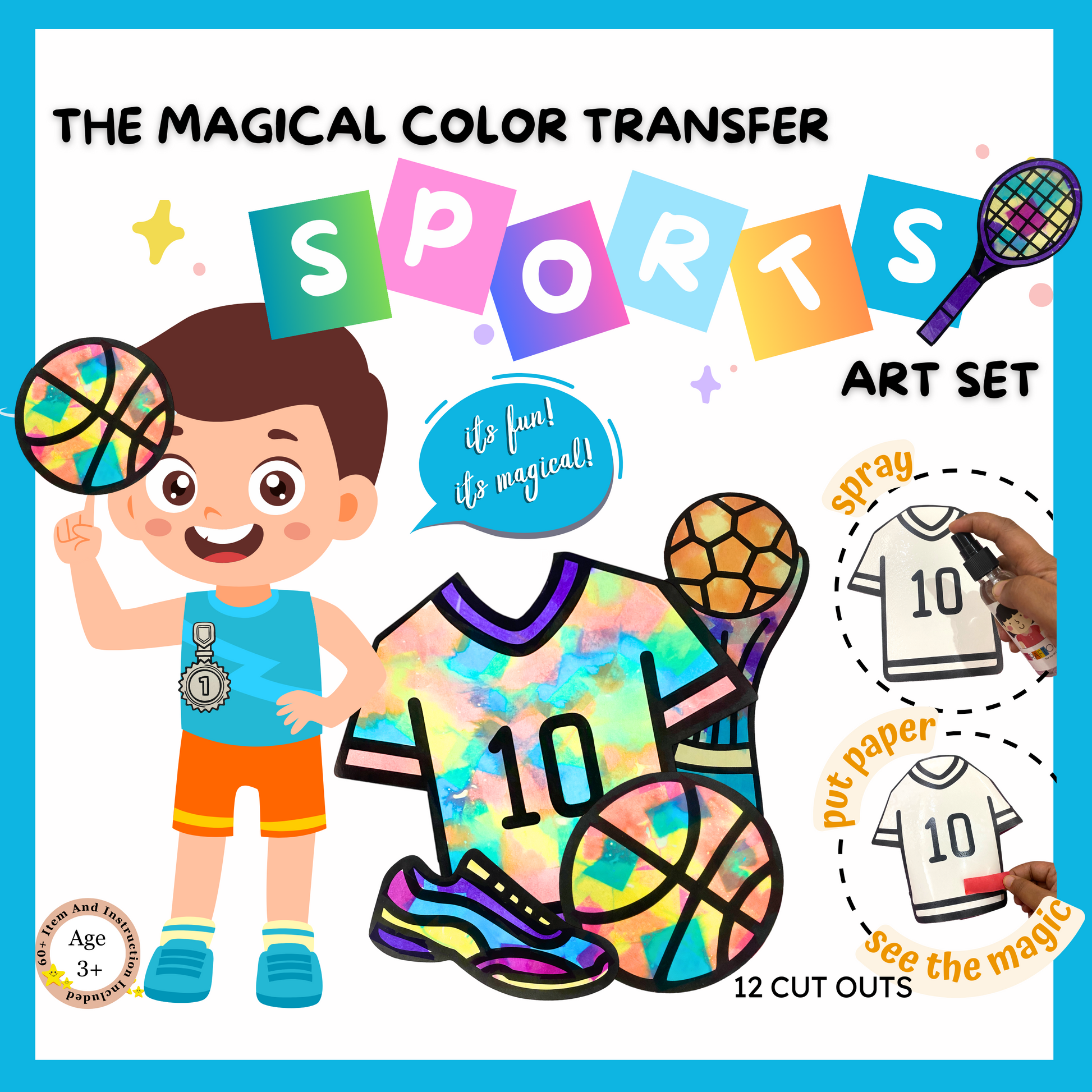 The Magical Color Transfer Paper Art - Sports