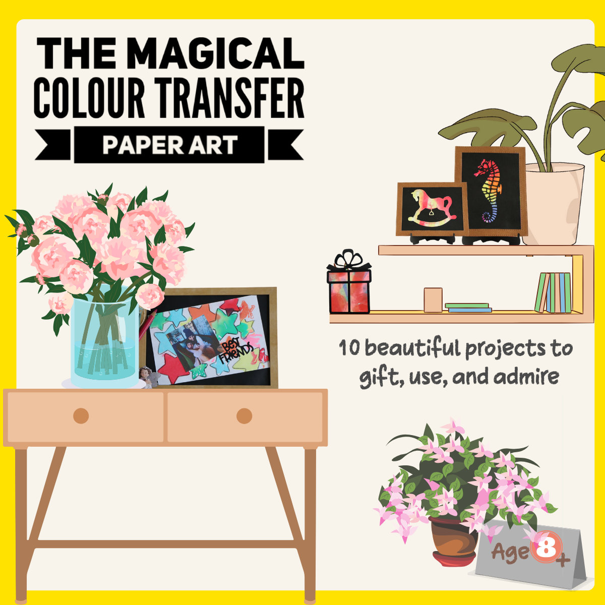 The Magical Color Transfer Paper Art - 10 in 1