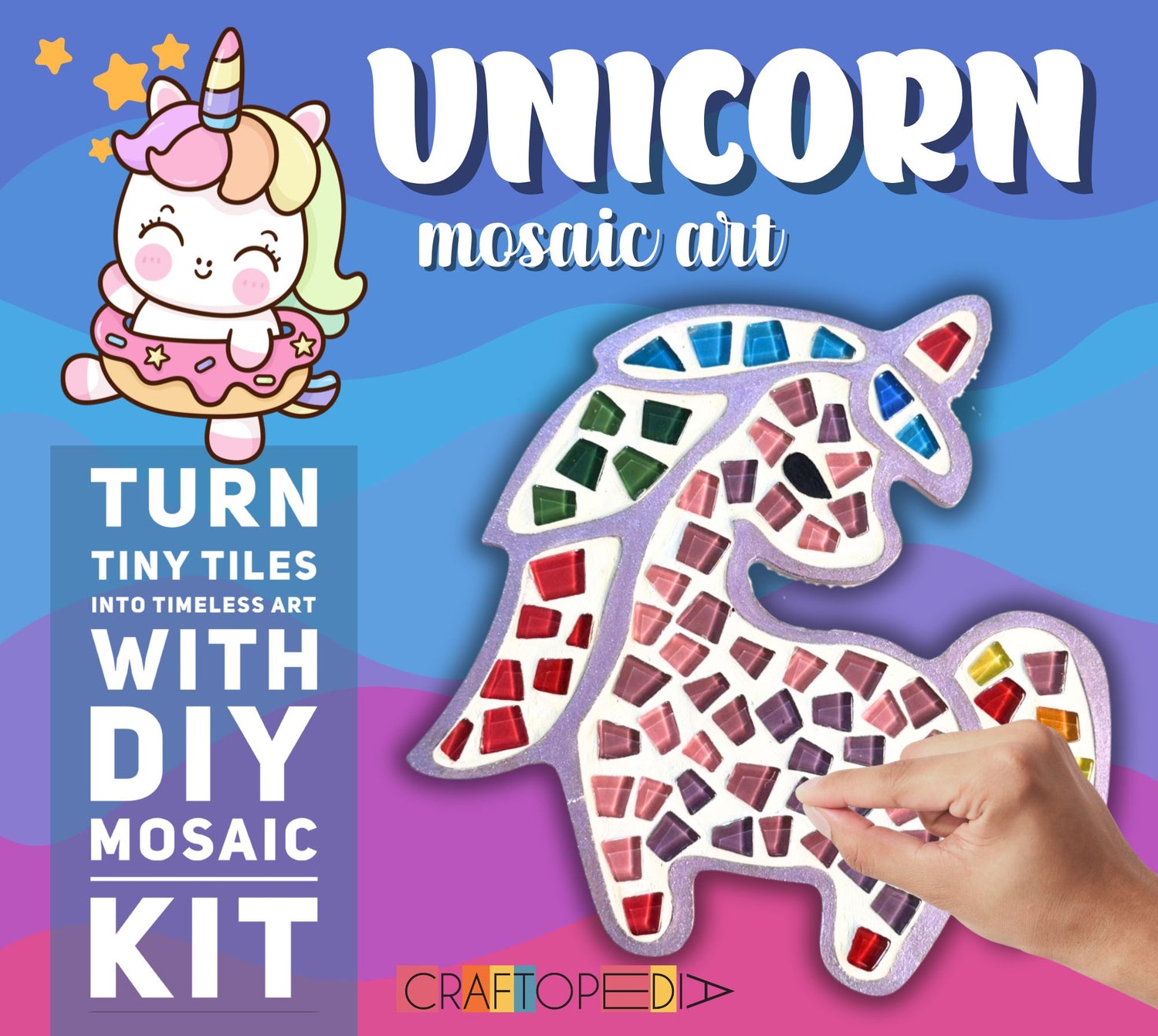 unicorn mosiac art kit