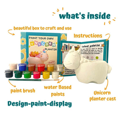 Paint Your Own Planter - Unicorn