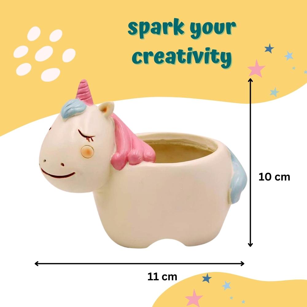 Paint Your Own Planter - Unicorn