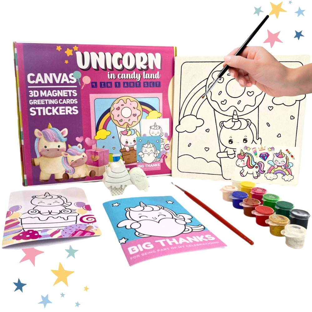 Uncorn Canvas set