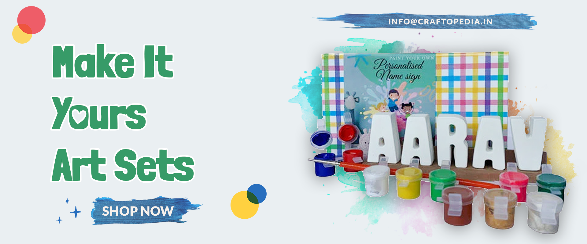 Desk Banner shop now