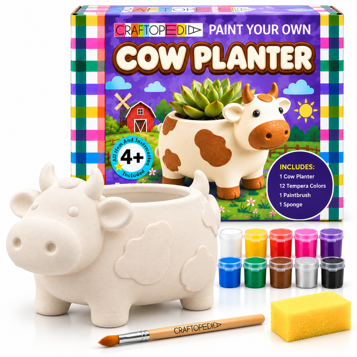 DIY Art & Craft Kit - Cow