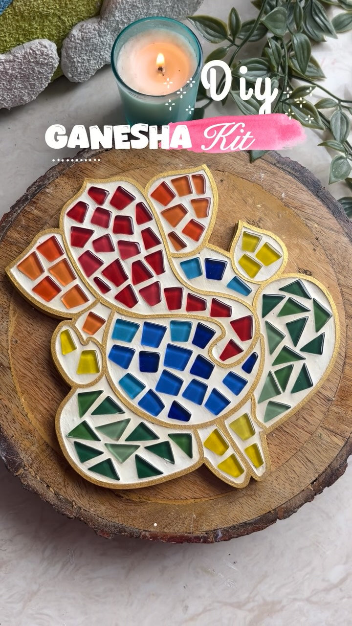 Ganesha mosaic art