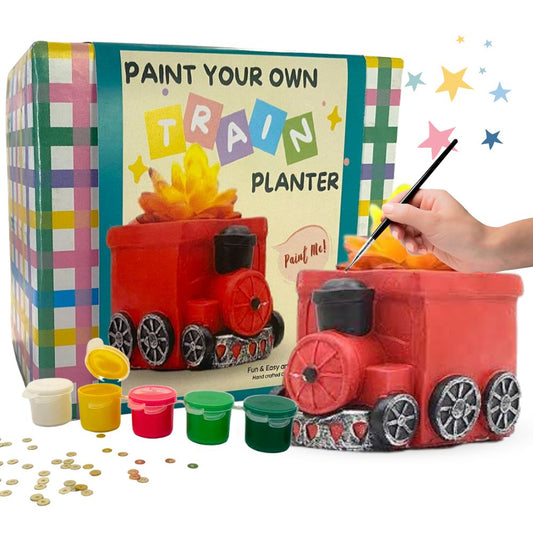 Paint Your Own Planter - Train